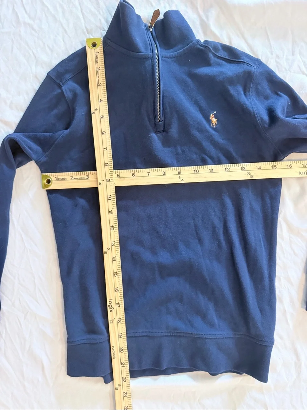 Polo by Ralph Lauren Navy Half-Zip Sweater